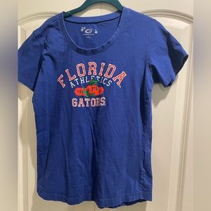 University of Florida Gators T-Shirt Ladies Large Blue G-III Sports For Her UF